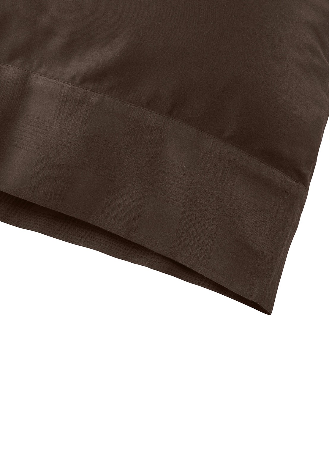 Ralph Lauren Hartleigh kussensloop van katoen 120TC - detail donkerbruin
