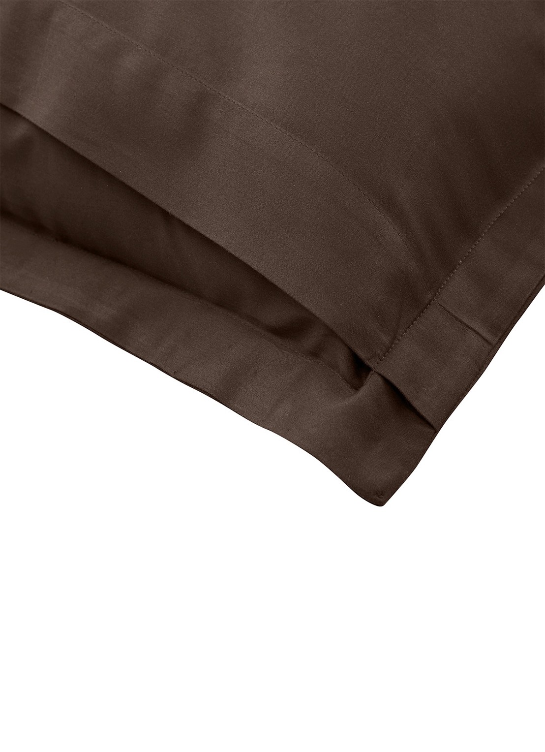 Ralph Lauren Hartleigh kussensloop van katoen 120TC - detail donkerbruin