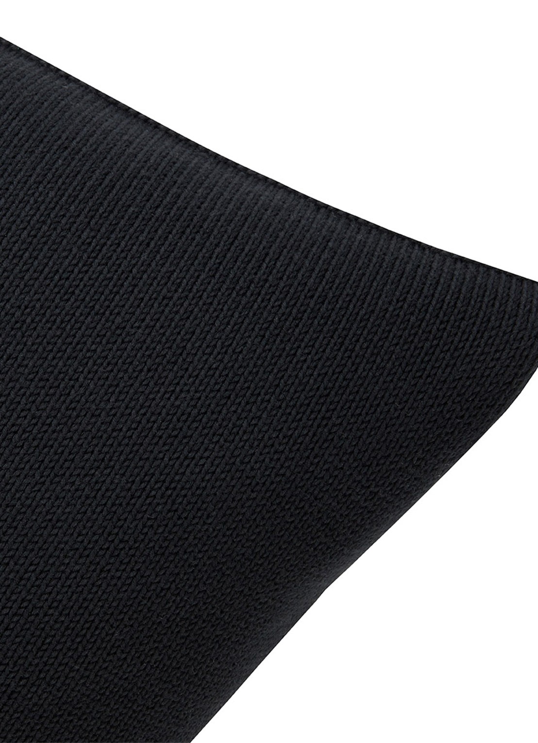 Ralph Lauren Hawthorn sierkussenhoes 50 x 50 cm - voorkant 3 zwart