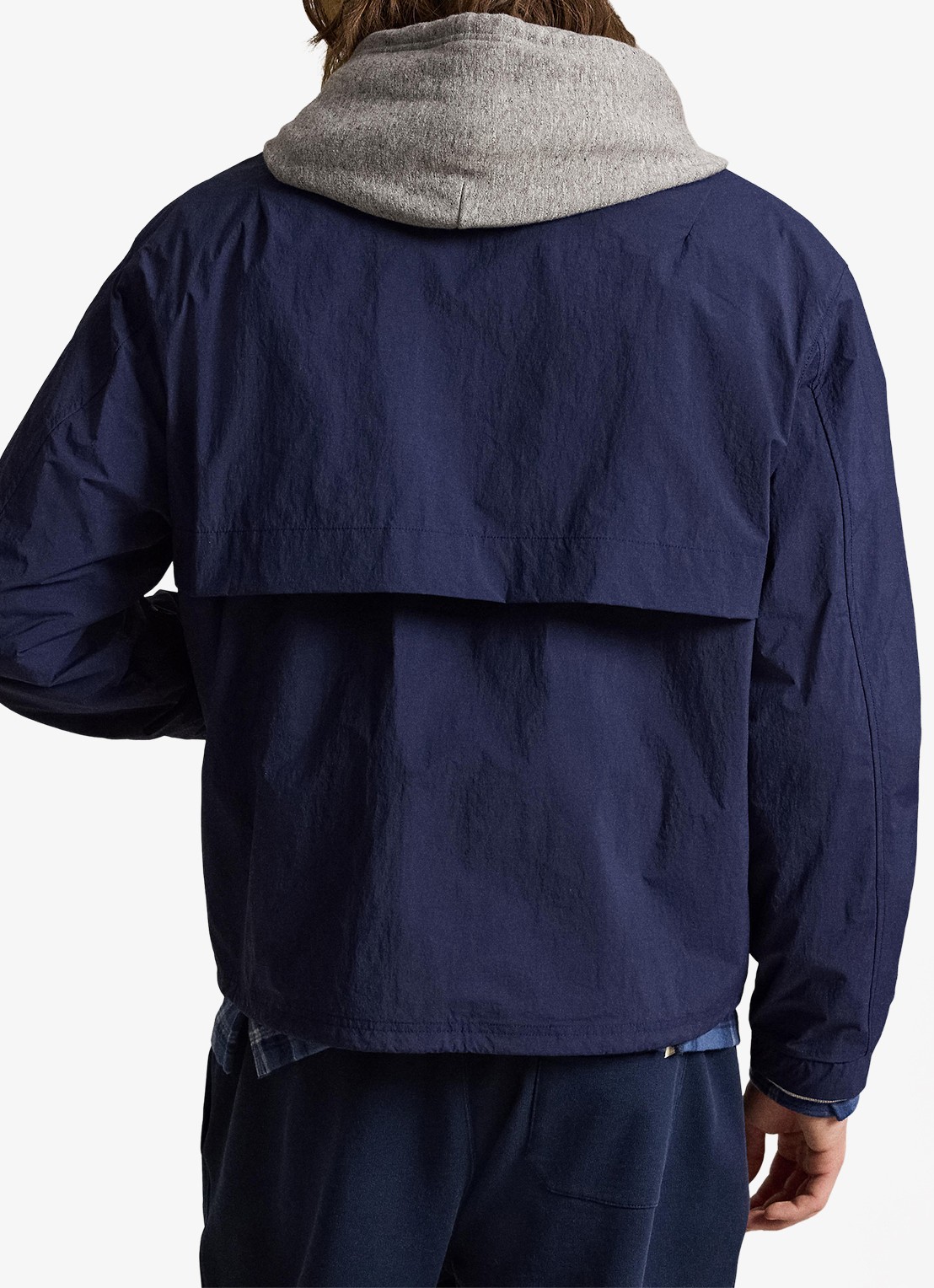 Ralph Lauren Hayford jack met ritszakken - achterkant donkerblauw