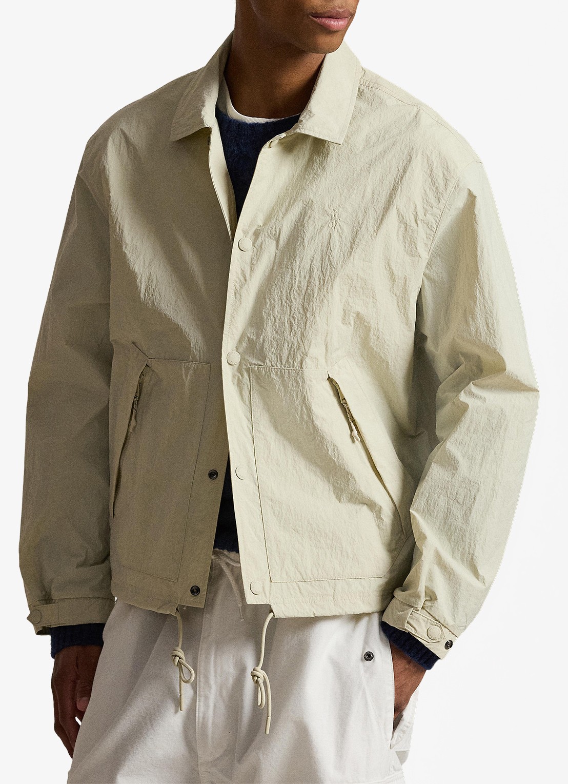 Ralph Lauren Hayford jack met ritszakken - detail 2 basic sand / zand