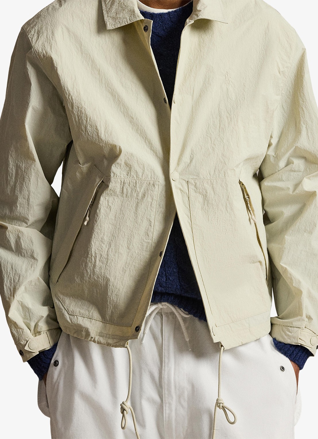 Ralph Lauren Hayford jack met ritszakken - detail 4 basic sand / zand