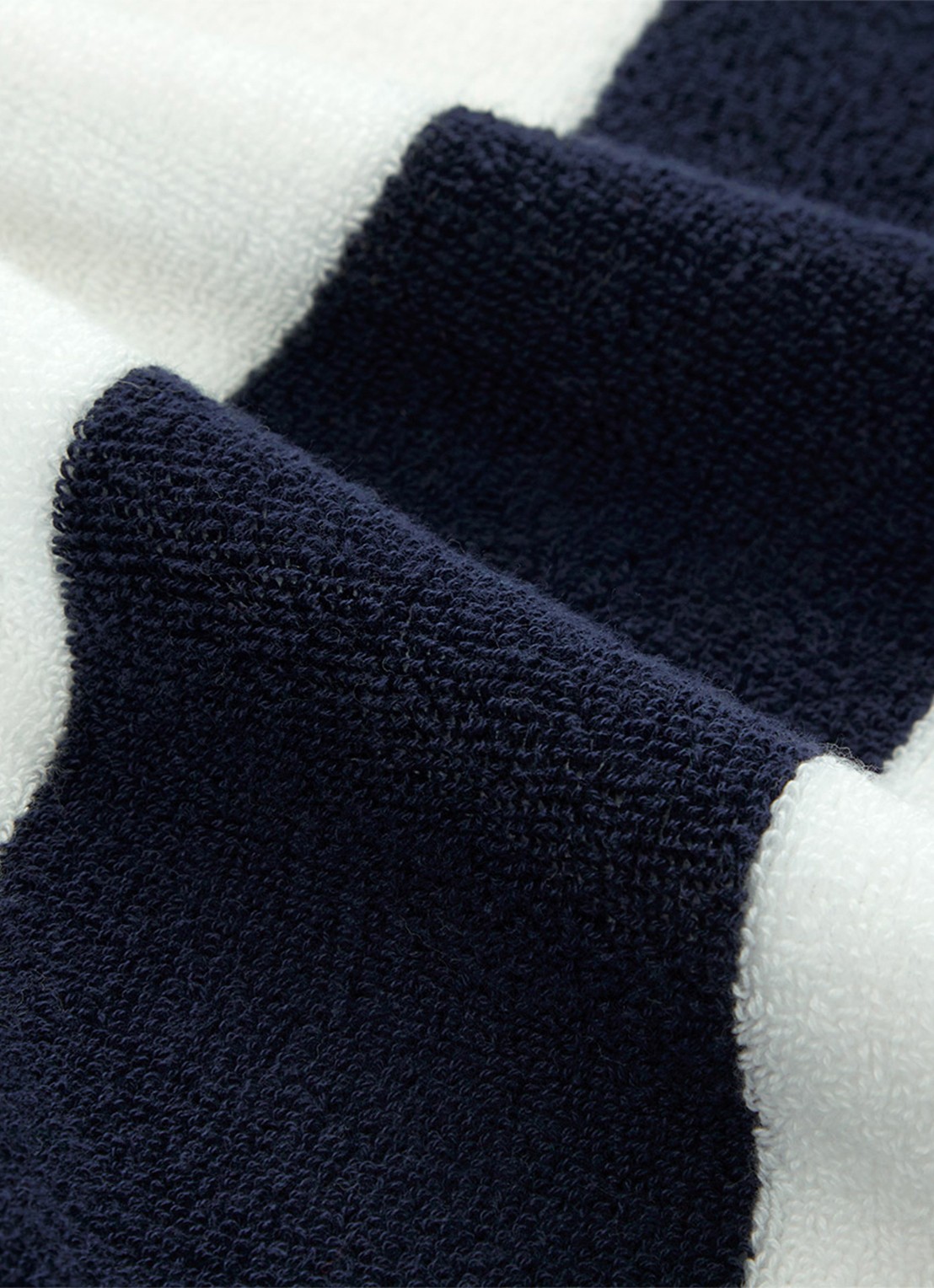 Ralph Lauren Henley badlaken 170 x 90 cm - achterkant 2 donkerblauw