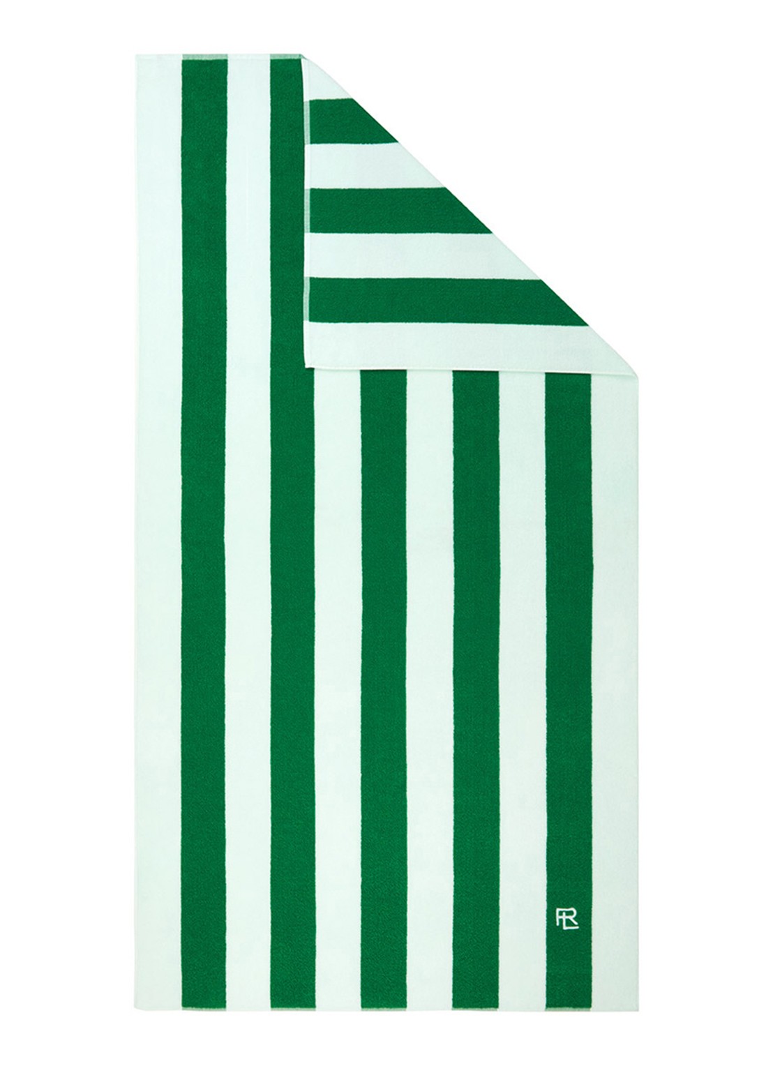 Ralph Lauren Henley badlaken 170 x 90 cm - voorkant 3 groen