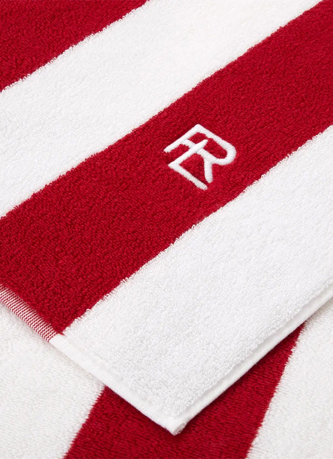Ralph Lauren Henley badlaken 170 x 90 cm - achterkant 2 rood