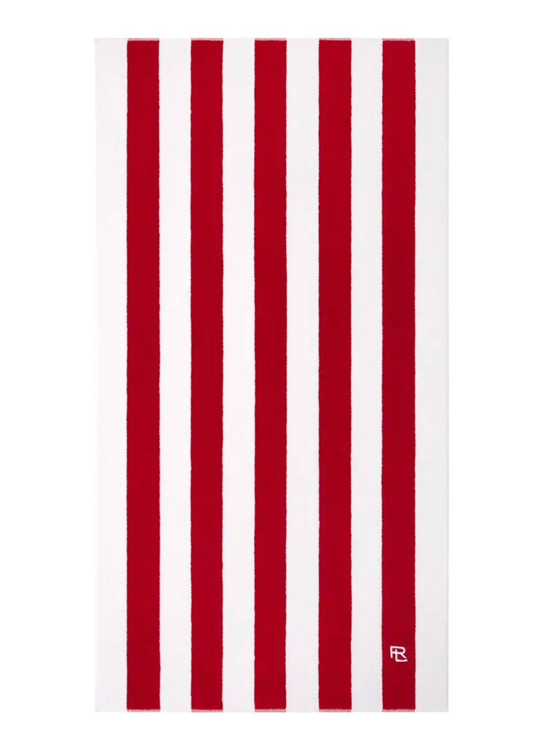 Ralph Lauren Henley badlaken 170 x 90 cm - voorkant 3 rood