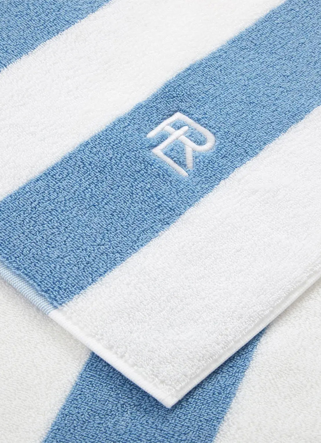 Ralph Lauren Henley badlaken 170 x 90 cm - achterkant 2 blauw