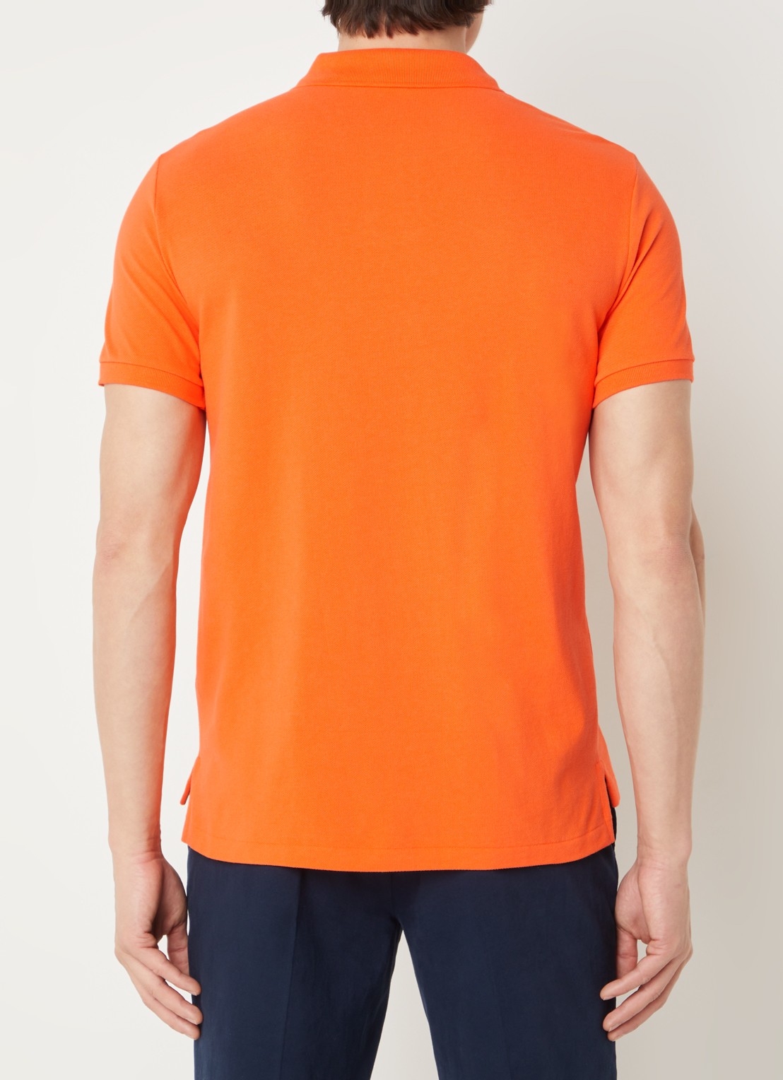 Ralph Lauren Het iconische mesh Polo-shirt - achterkant bright signal orange / oranje