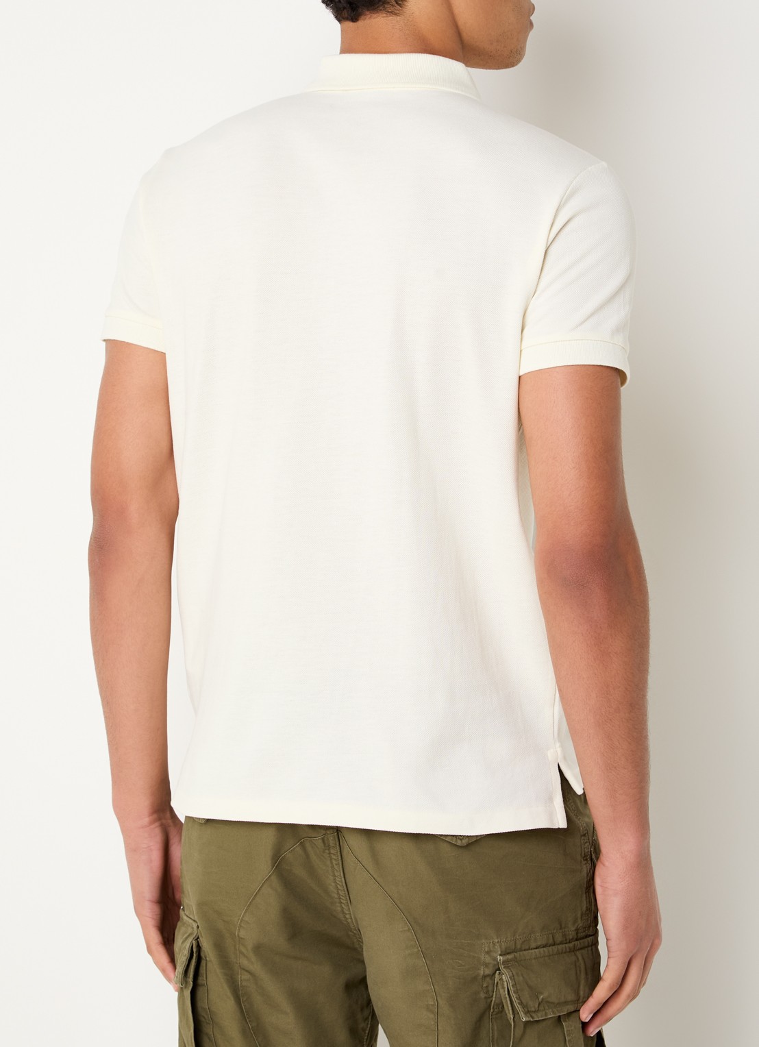 Ralph Lauren Het iconische mesh Polo-shirt - achterkant 5 parchment cream / beige