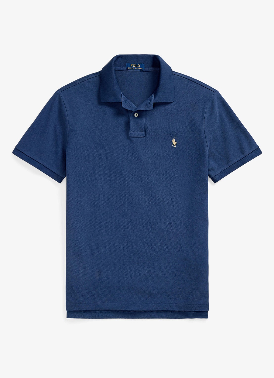Ralph Lauren Het iconische mesh Polo-shirt - voorkant rustic navy / donkerblauw