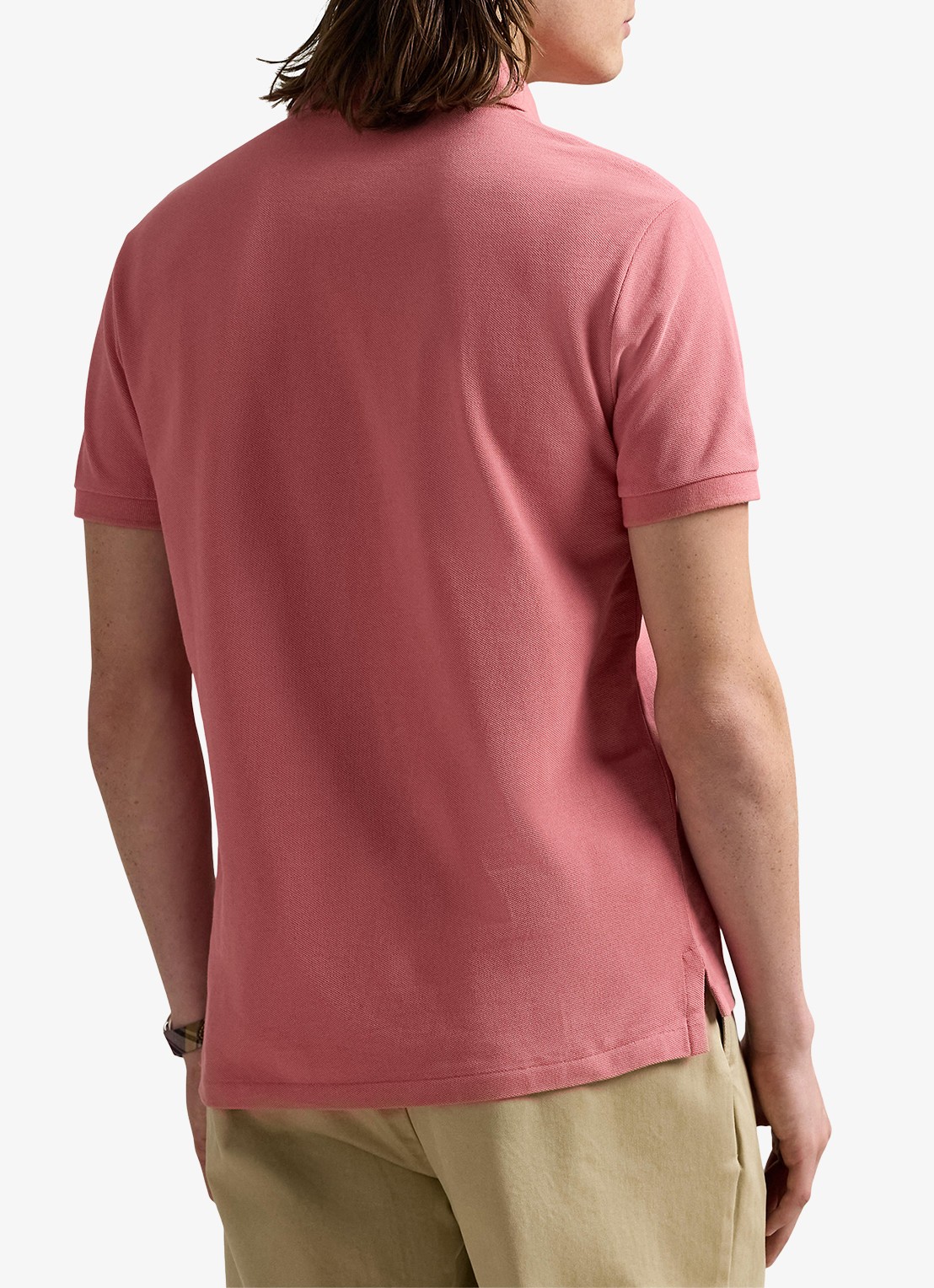 Ralph Lauren Het iconische mesh Polo-shirt - achterkant 3 desert rose / roze