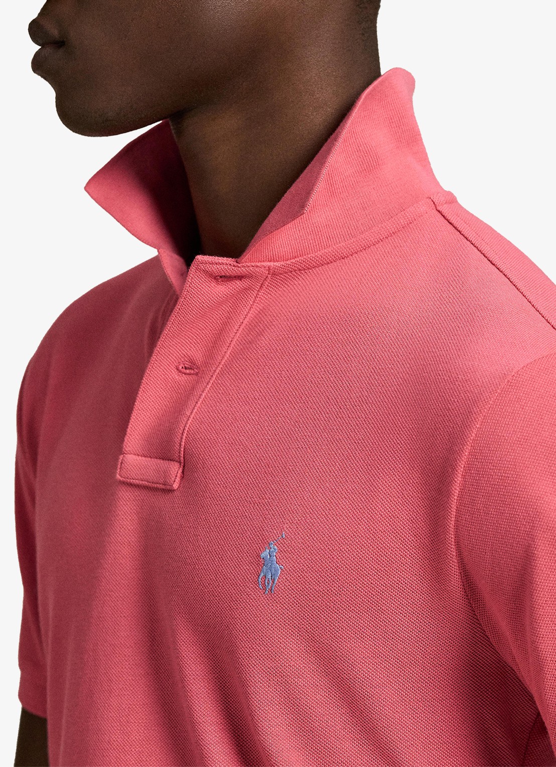 Ralph Lauren Het iconische mesh Polo-shirt - detail red sky - rood