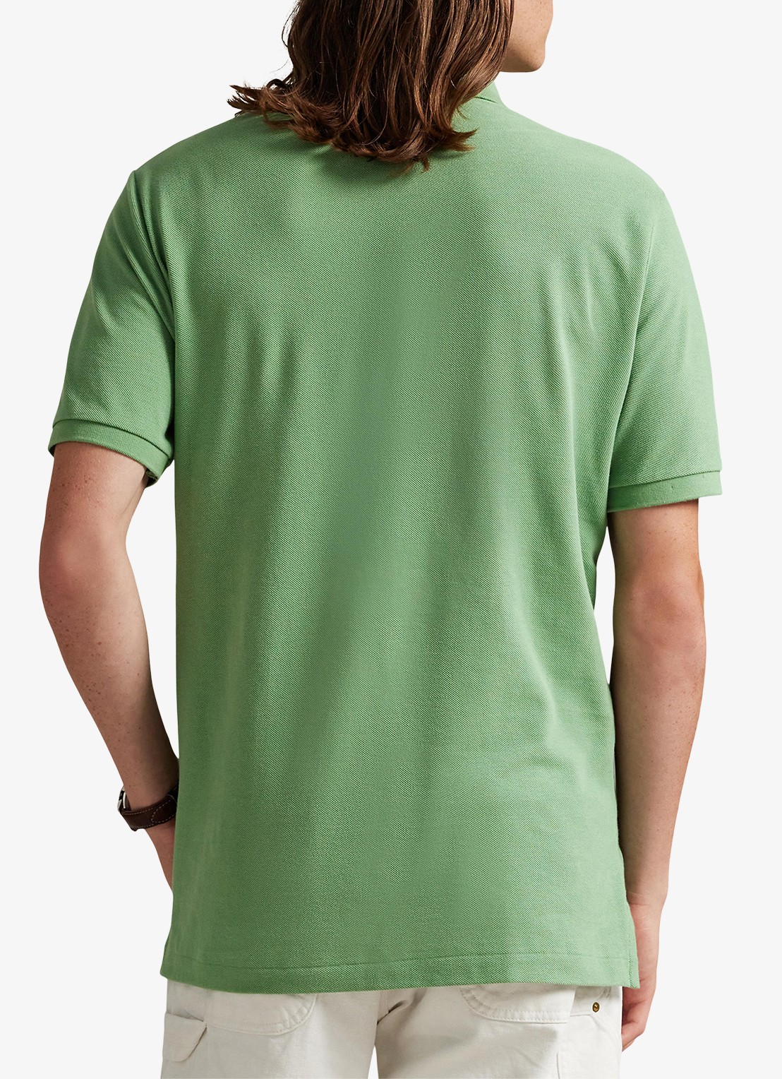 Ralph Lauren Het iconische mesh Polo-shirt - achterkant 5 outback green/c2451-47x0