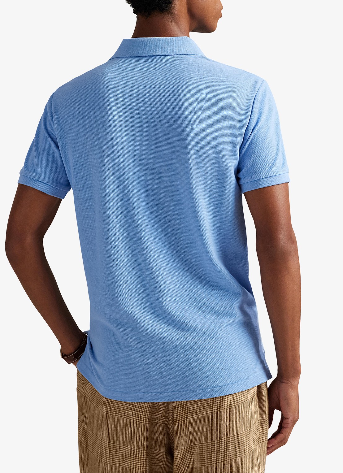 Ralph Lauren Het iconische mesh Polo-shirt - achterkant 4 bristol blue - blauw