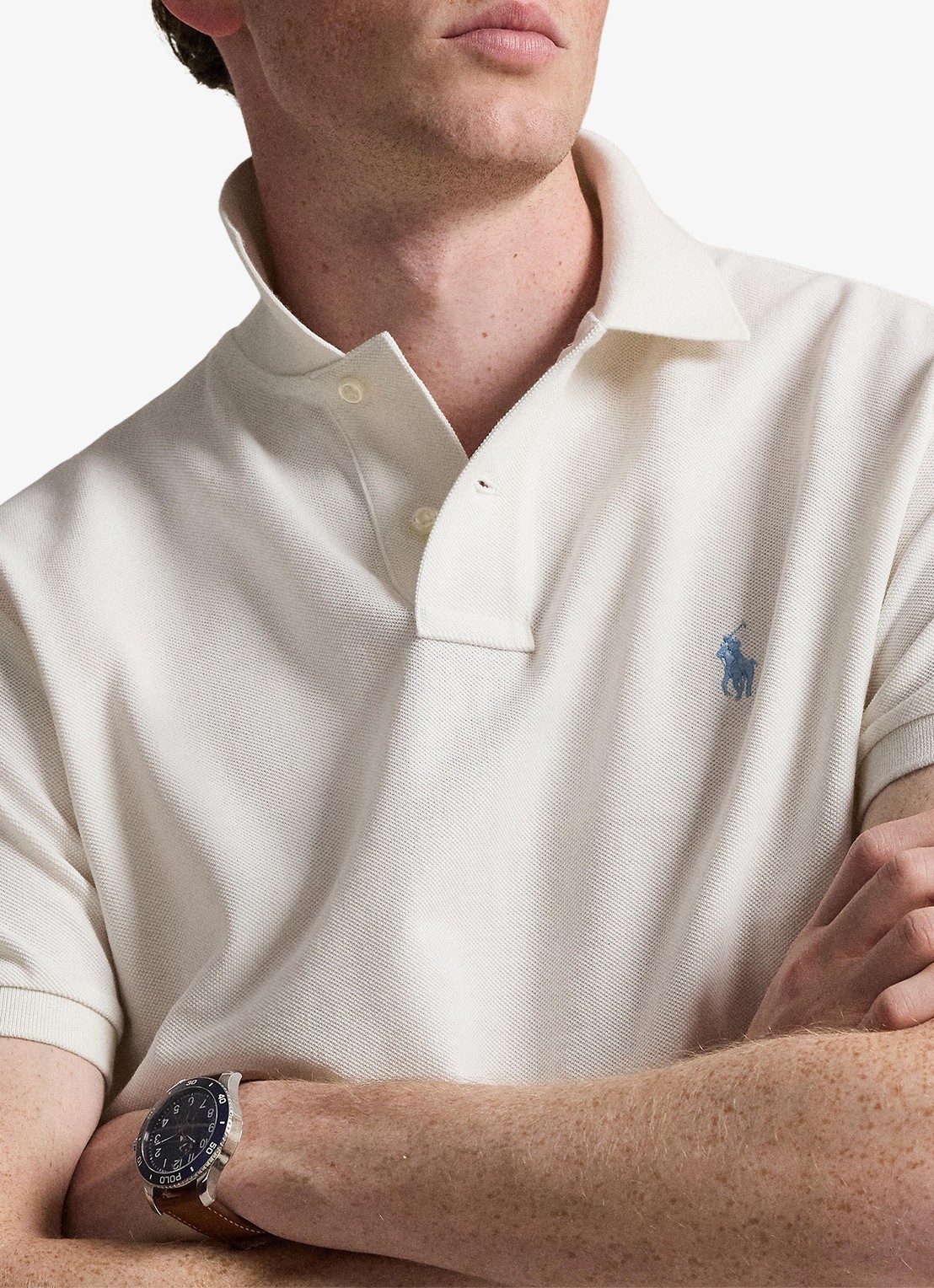 Ralph Lauren Het iconische mesh Polo-shirt - detail 5 antique cream/c7114-zxw3