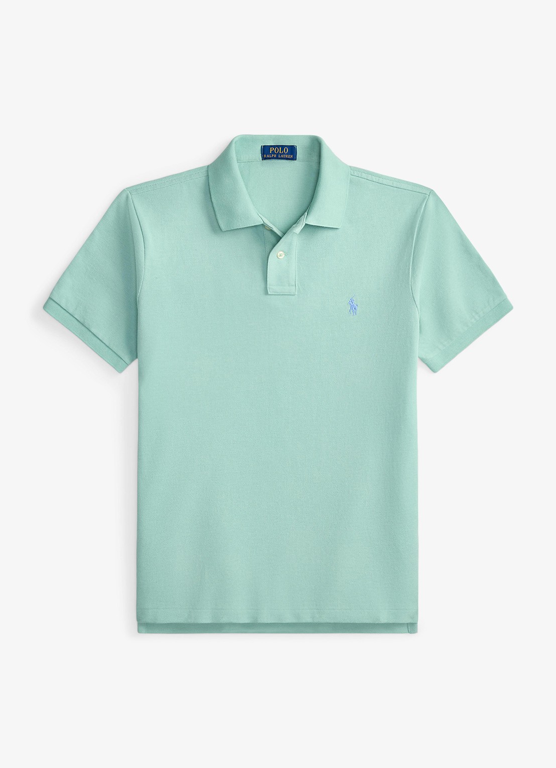 Ralph Lauren Het iconische mesh Polo-shirt - voorkant 2 celadon/c7109-zyv9