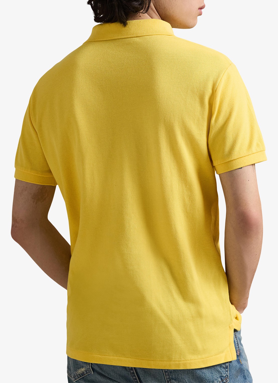 Ralph Lauren Het iconische mesh Polo-shirt - achterkant 3 sunfish yellow/c7109-zxvx