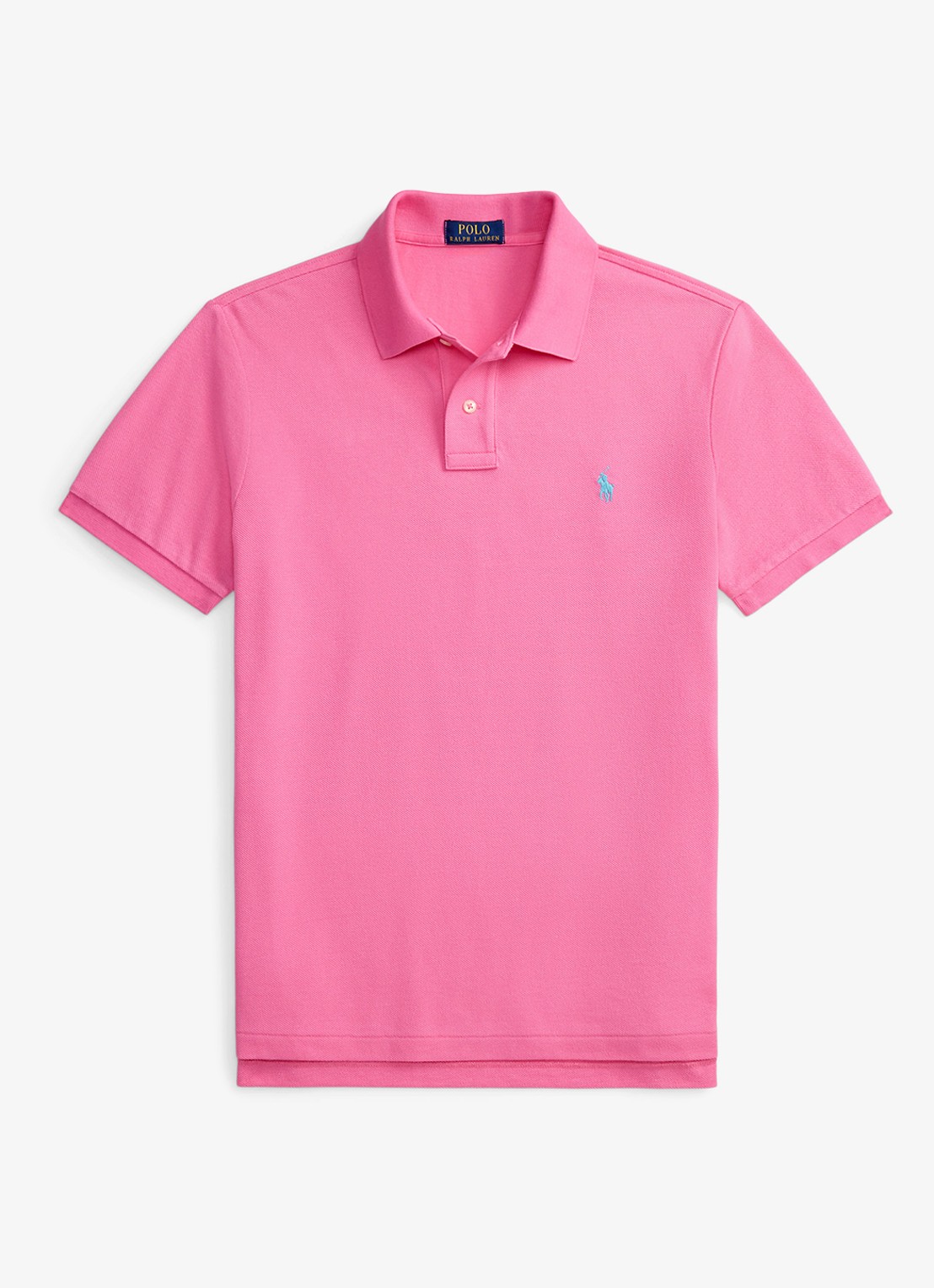 Ralph Lauren Het iconische mesh Polo-shirt - voorkant 2 baja pink/c6995-zyvc