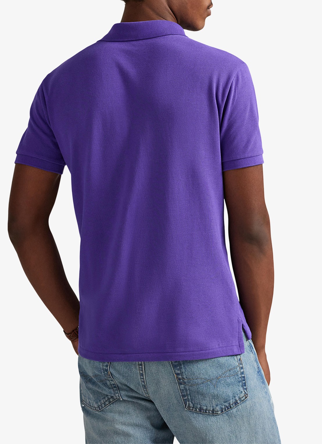 Ralph Lauren Het iconische mesh Polo-shirt - achterkant cabana purple/c5223-zywt