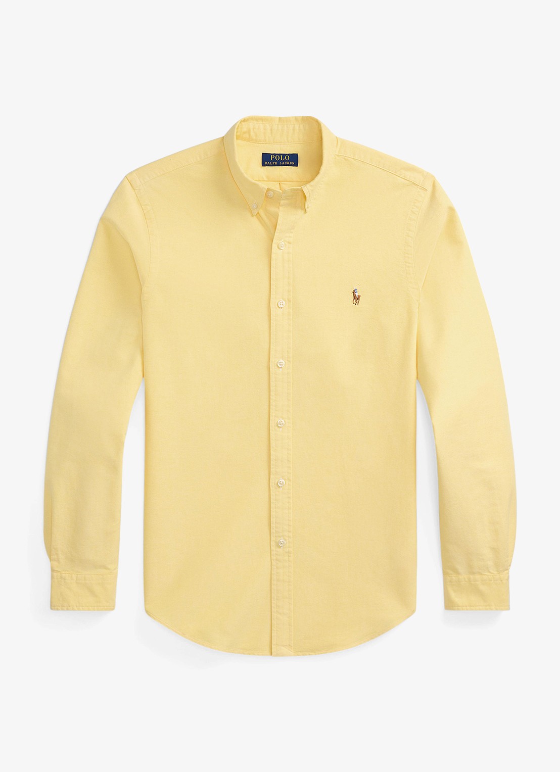 Ralph Lauren Het iconische Oxford overhemd - voorkant geel oxford / geel