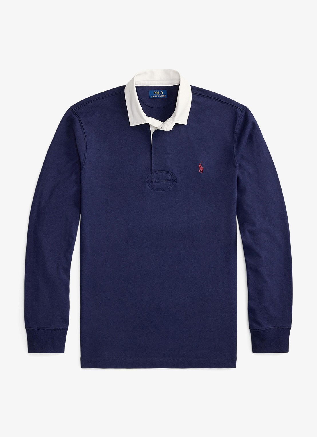Ralph Lauren Het iconische rugbyshirt - voorkant newport navy / donkerblauw