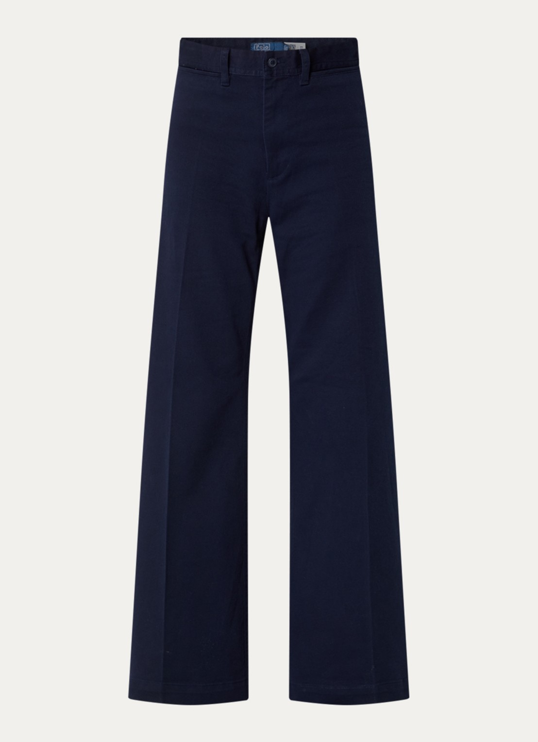 Ralph Lauren High waist flared jeans met gekleurde wassing - voorkant 2 donkerblauw