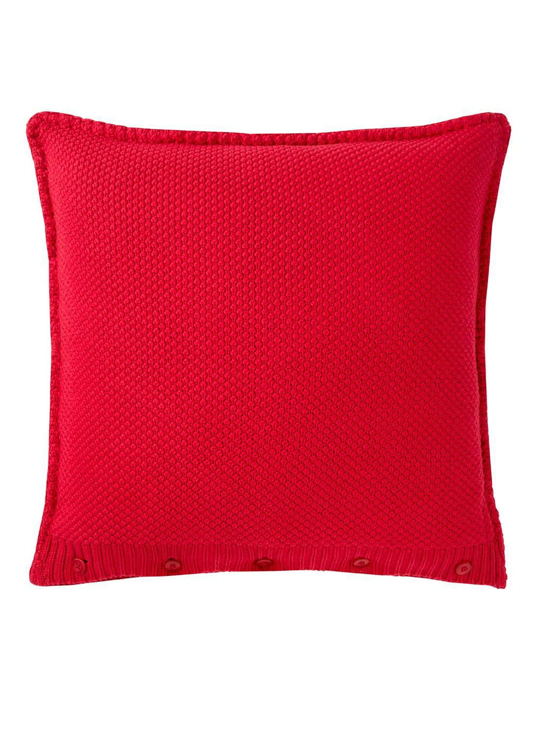 Ralph Lauren Highland sierkussenhoes 50 x 50 cm - detail 5 rood