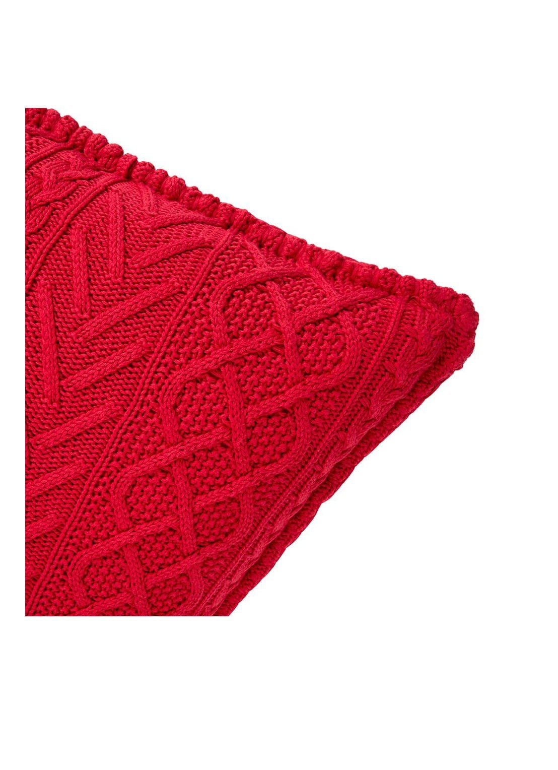Ralph Lauren Highland sierkussenhoes 50 x 50 cm - voorkant 3 rood