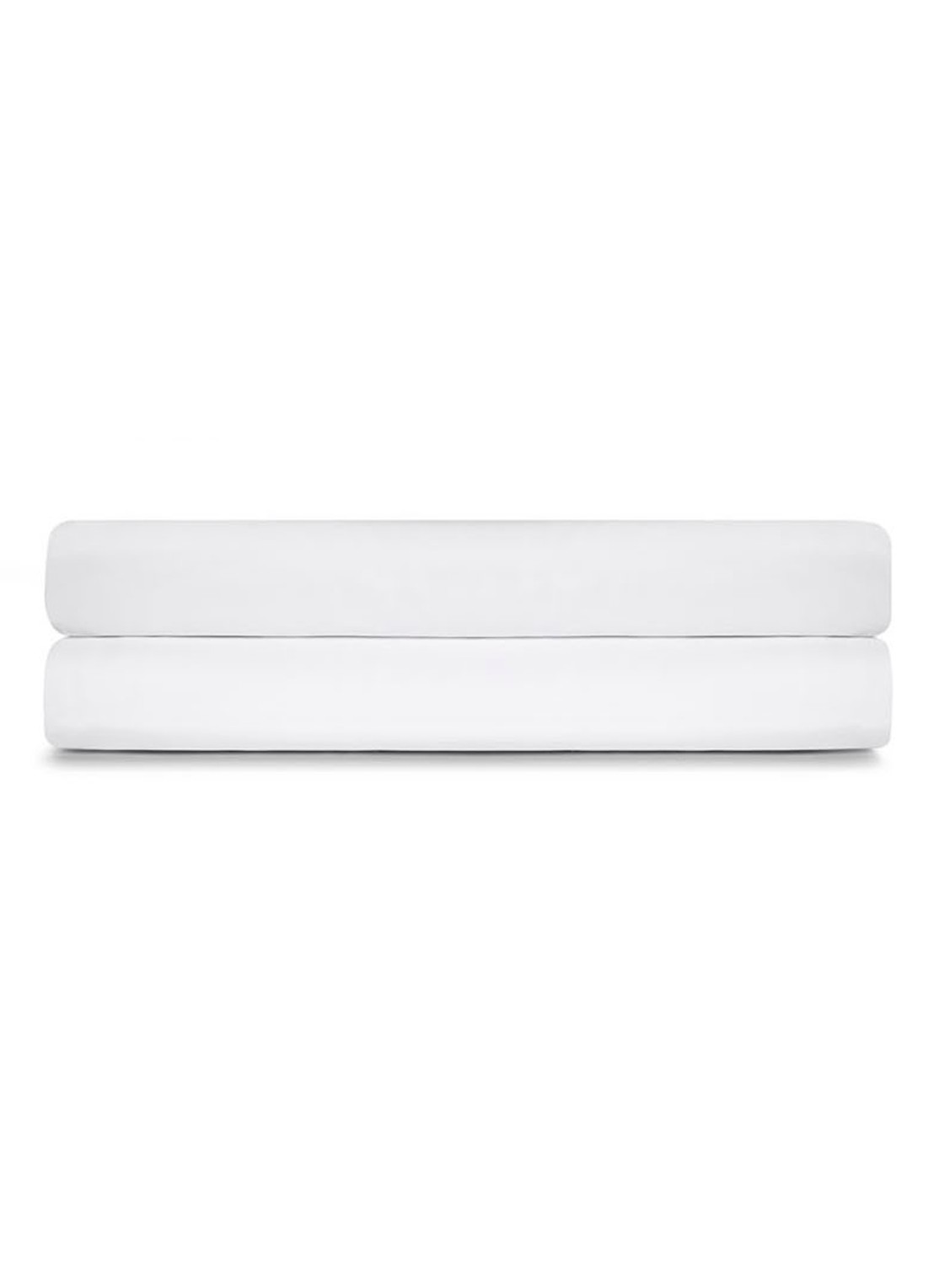 Ralph Lauren Hoeslaken van katoensatijn 624TC, hoekhoogte 33 cm - voorkant wit