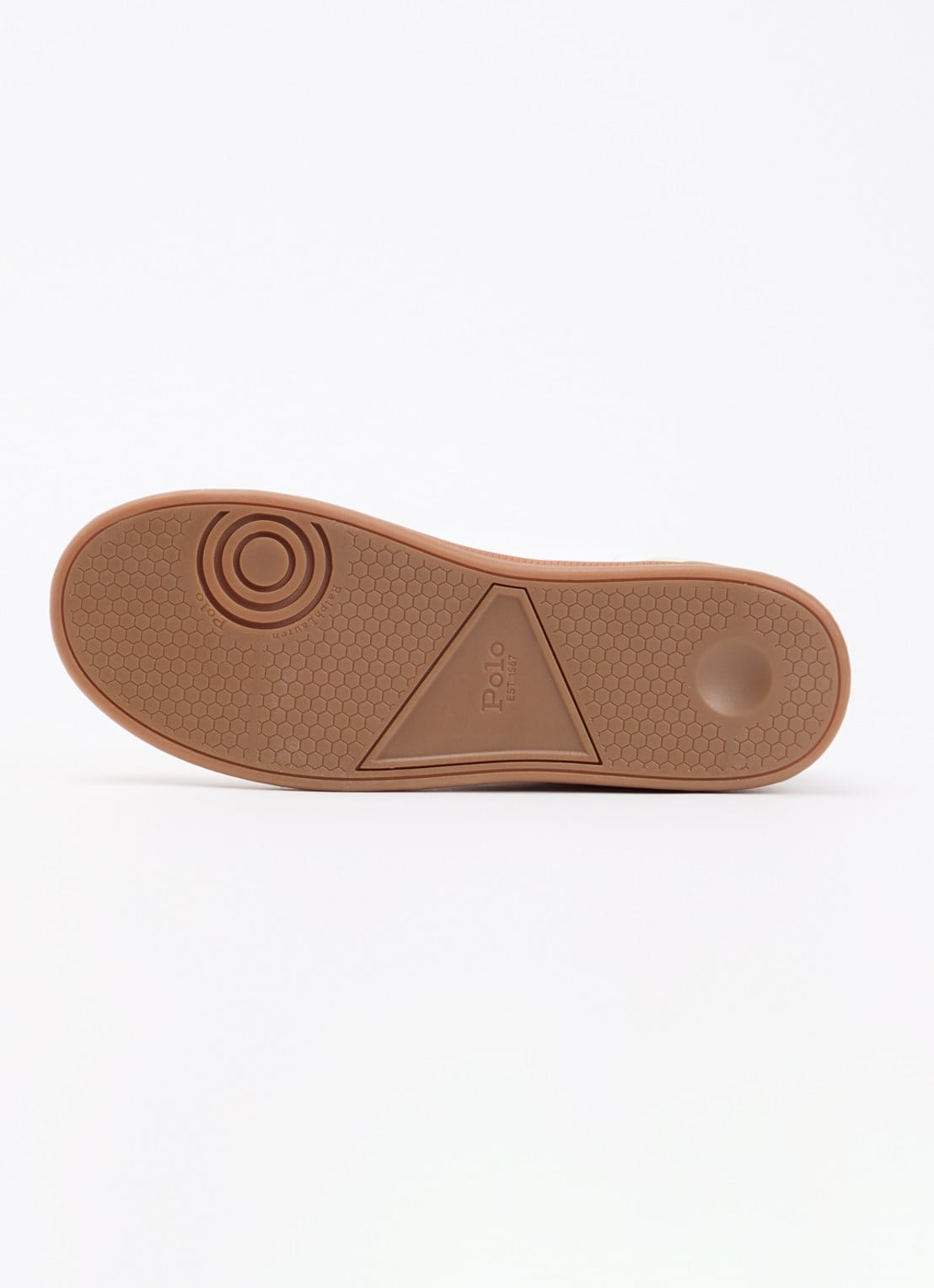 Ralph Lauren Hollis sneaker met logo - detail 2 wit