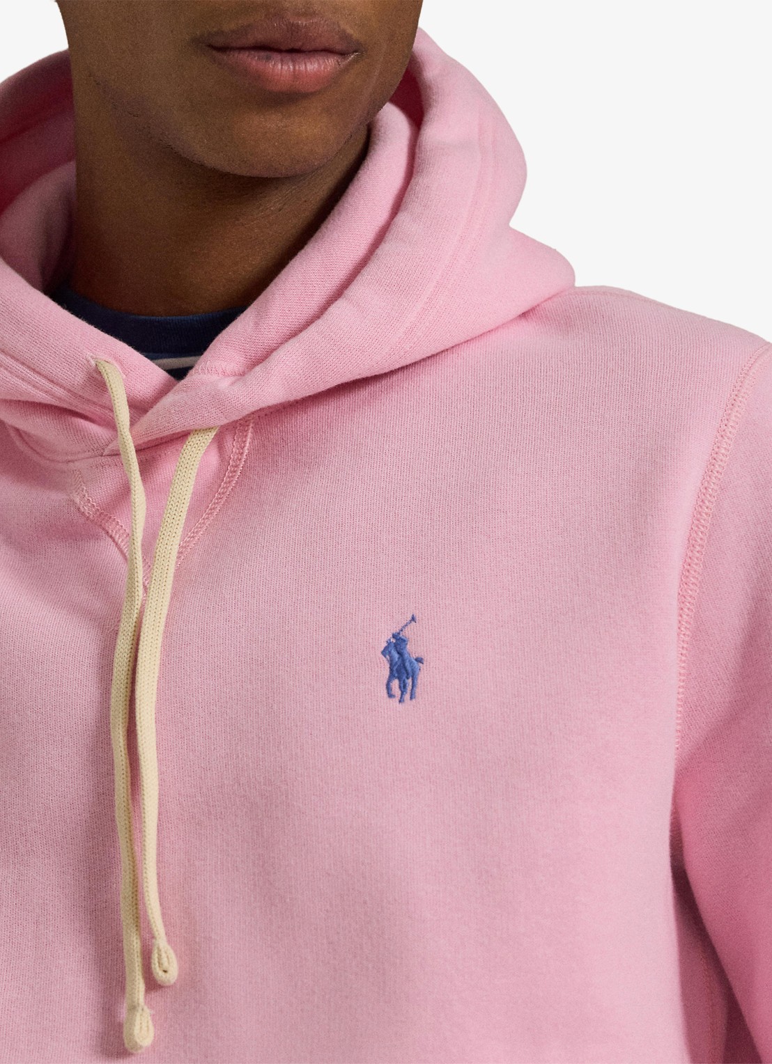 Ralph Lauren Hoodie met kangoeroezak en logo - detail 4 carmel pink / roze