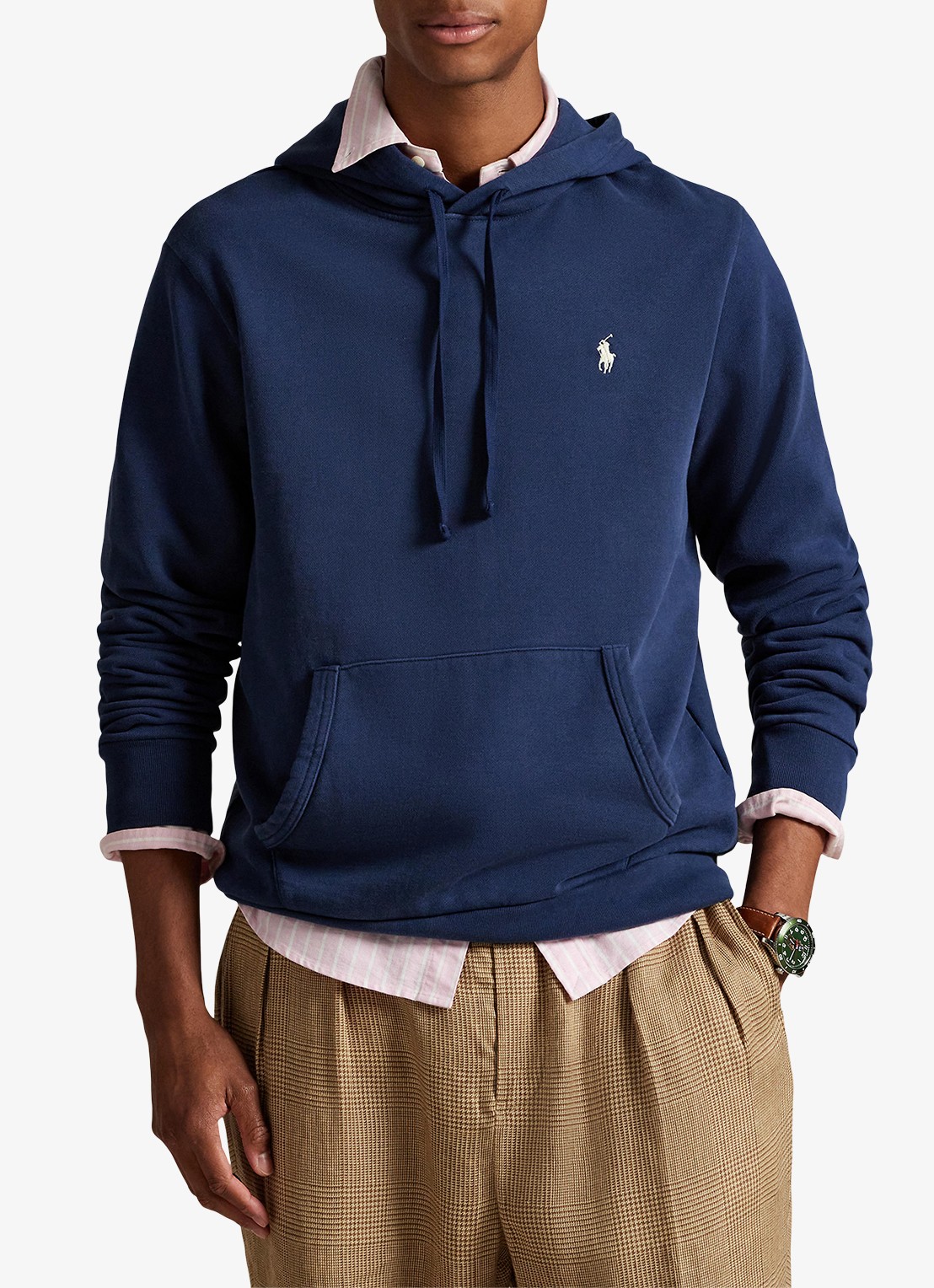 Ralph Lauren Hoodie met kangoeroezak - detail 4 cruise navy / donkerblauw