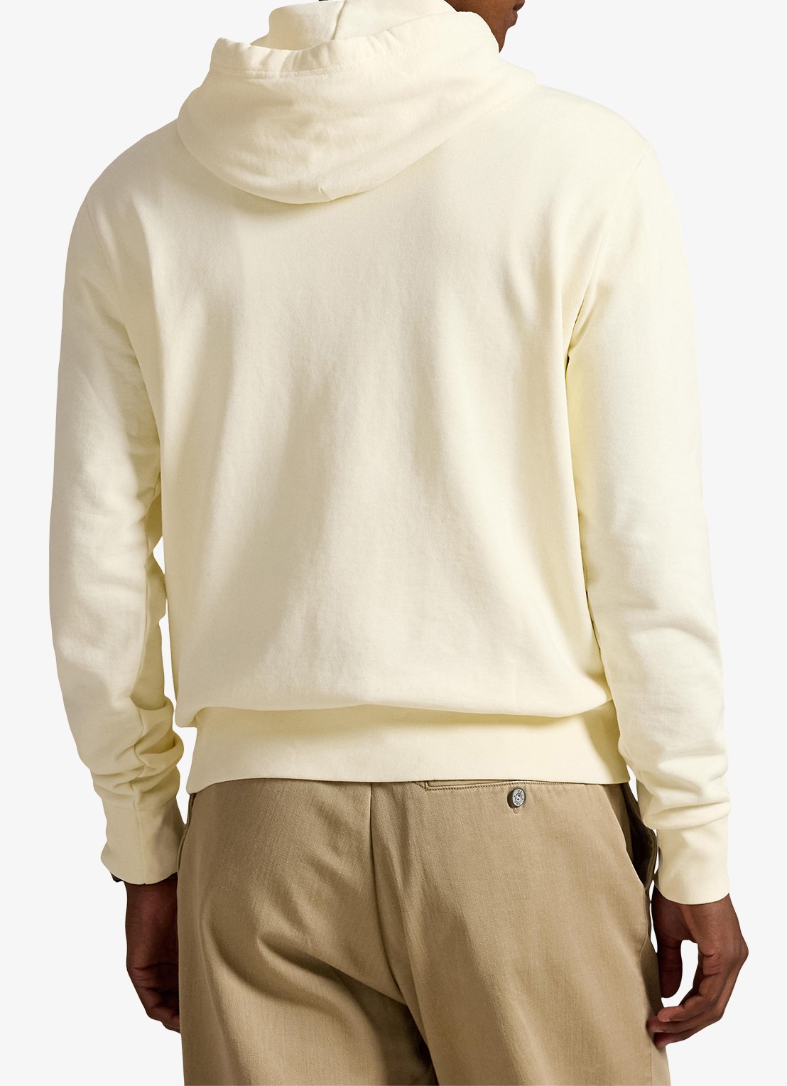 Ralph Lauren Hoodie met kangoeroezak - achterkant clubhouse cream / creme