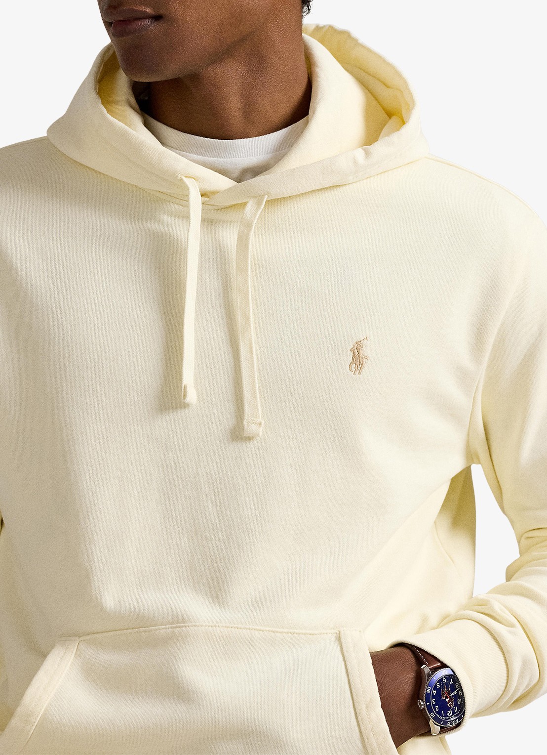 Ralph Lauren Hoodie met kangoeroezak - detail 5 clubhouse cream / creme