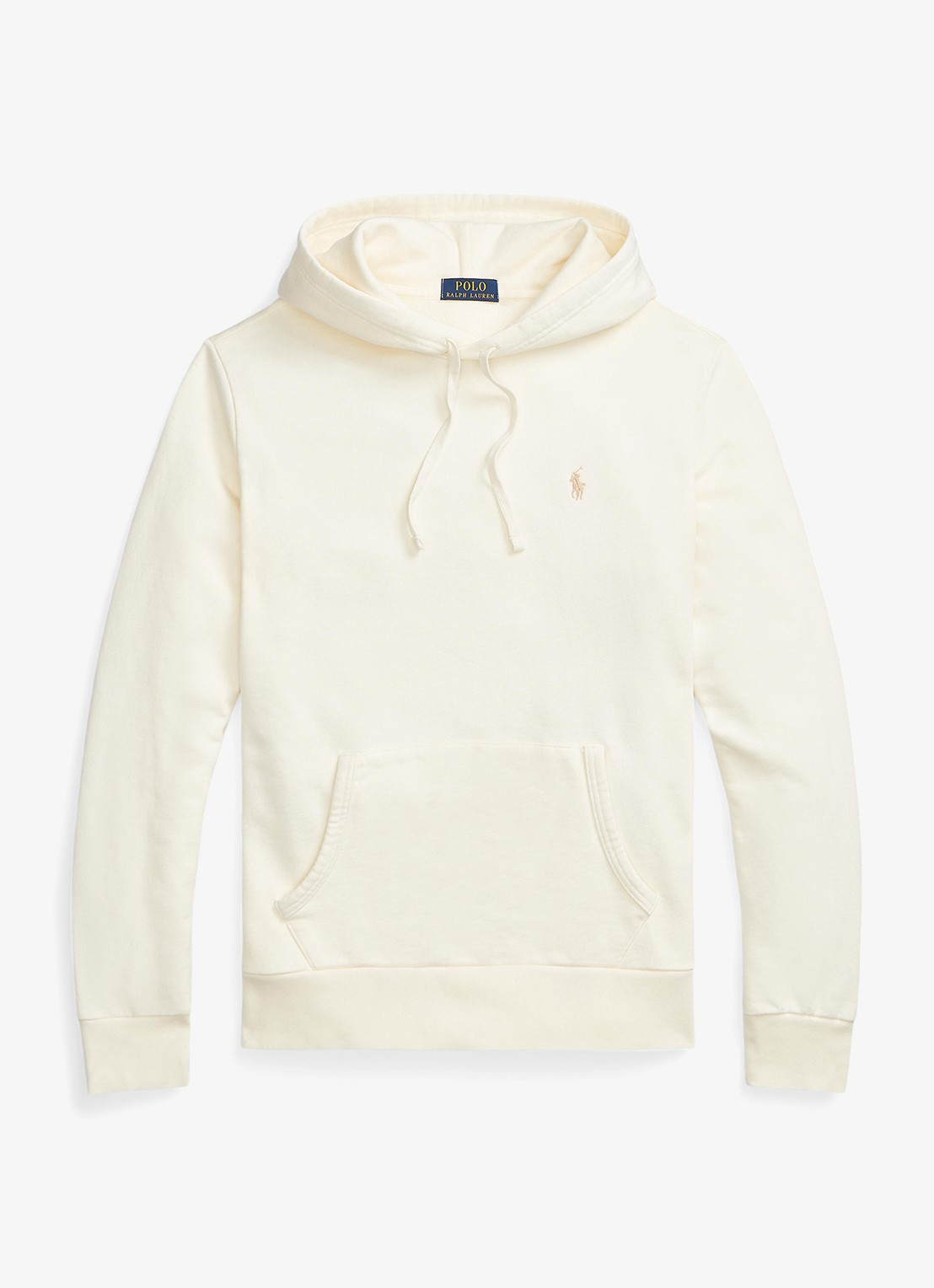 Ralph Lauren Hoodie met kangoeroezak - voorkant 2 clubhouse cream / creme