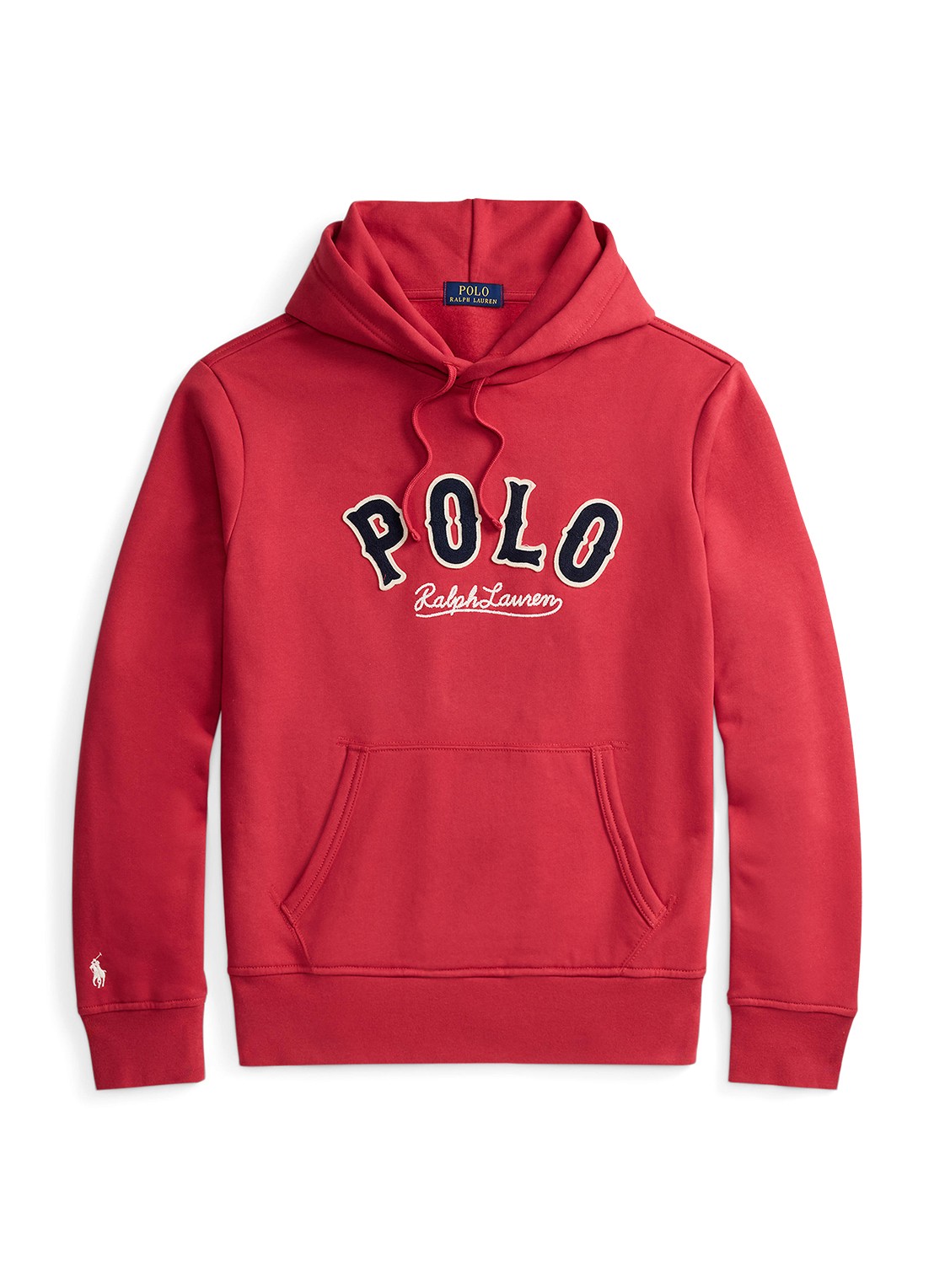 Ralph Lauren Hoodie met logo - voorkant sunrise red / rood
