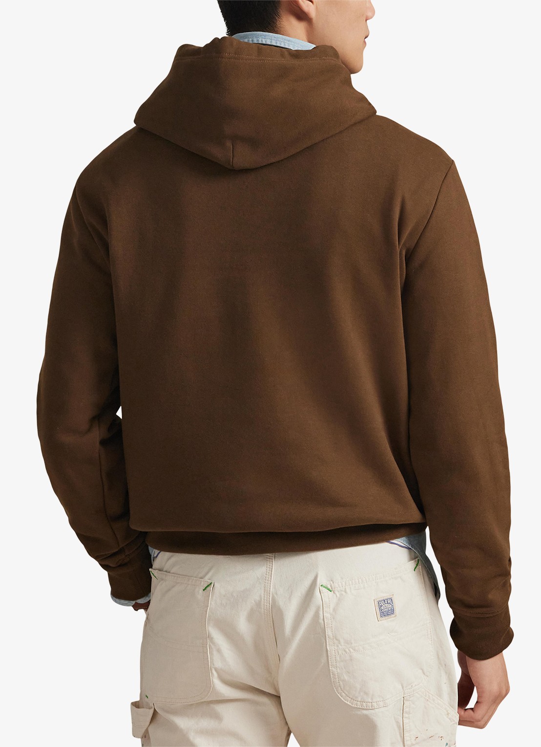 Ralph Lauren Hoodie met logo - achterkant 5 york brown / bruin