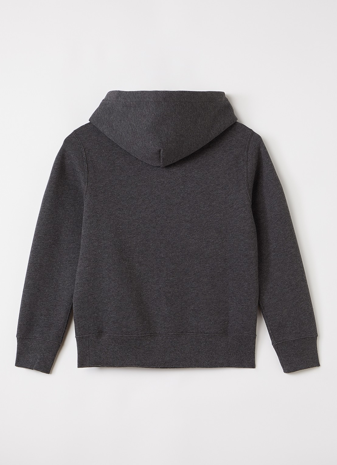 Ralph Lauren Hoodie met logoborduring - voorkant 2 donkergrijs