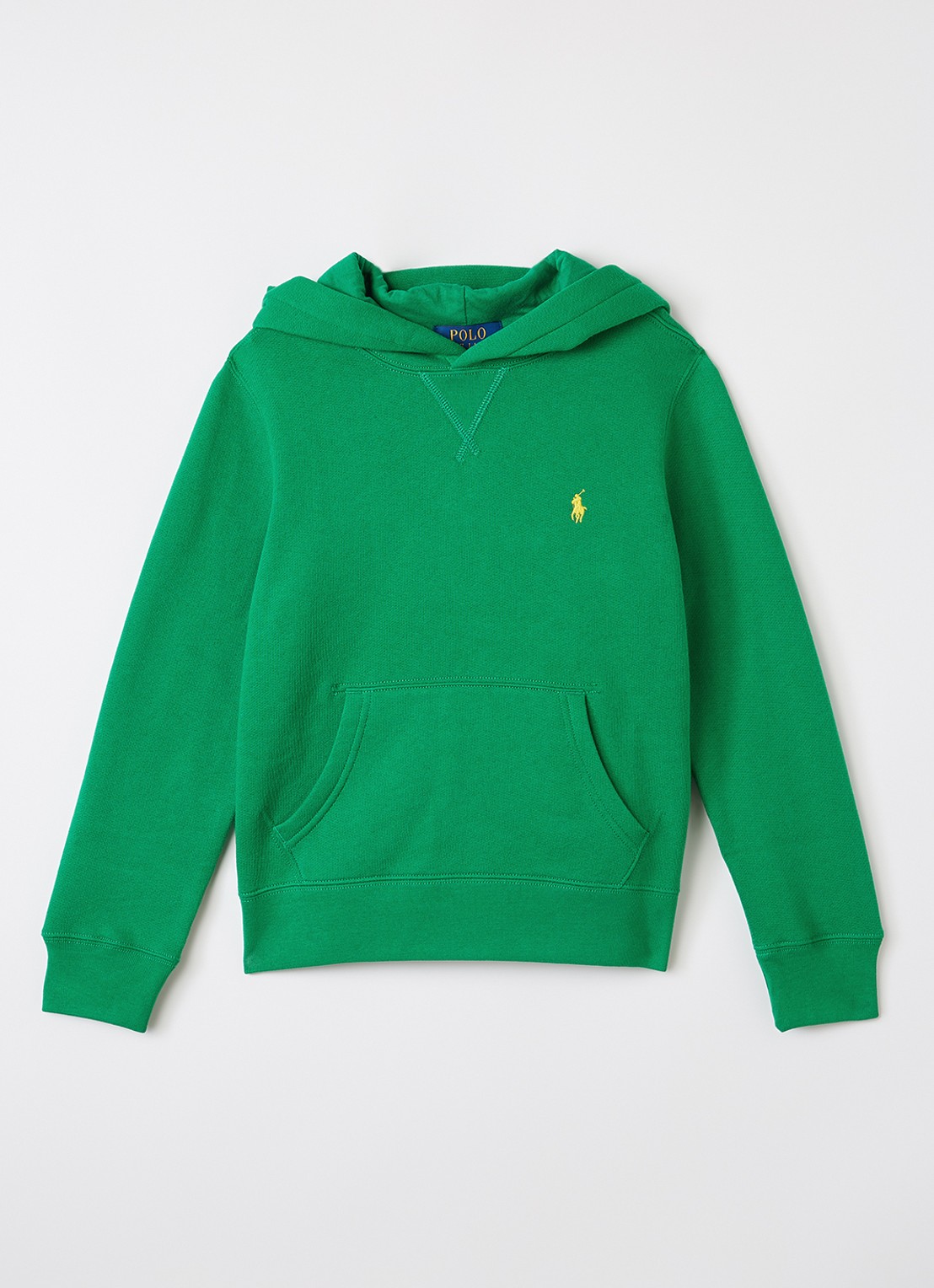 Ralph Lauren Hoodie met logoborduring - voorkant 2 groen