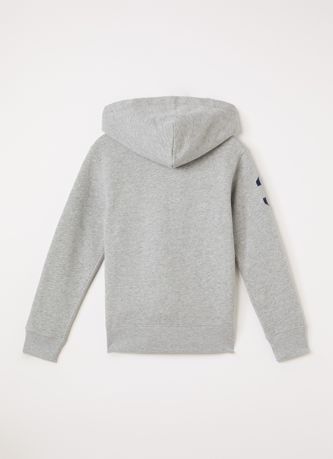 Ralph Lauren Hoodie met logoborduring - voorkant 2 antraciet