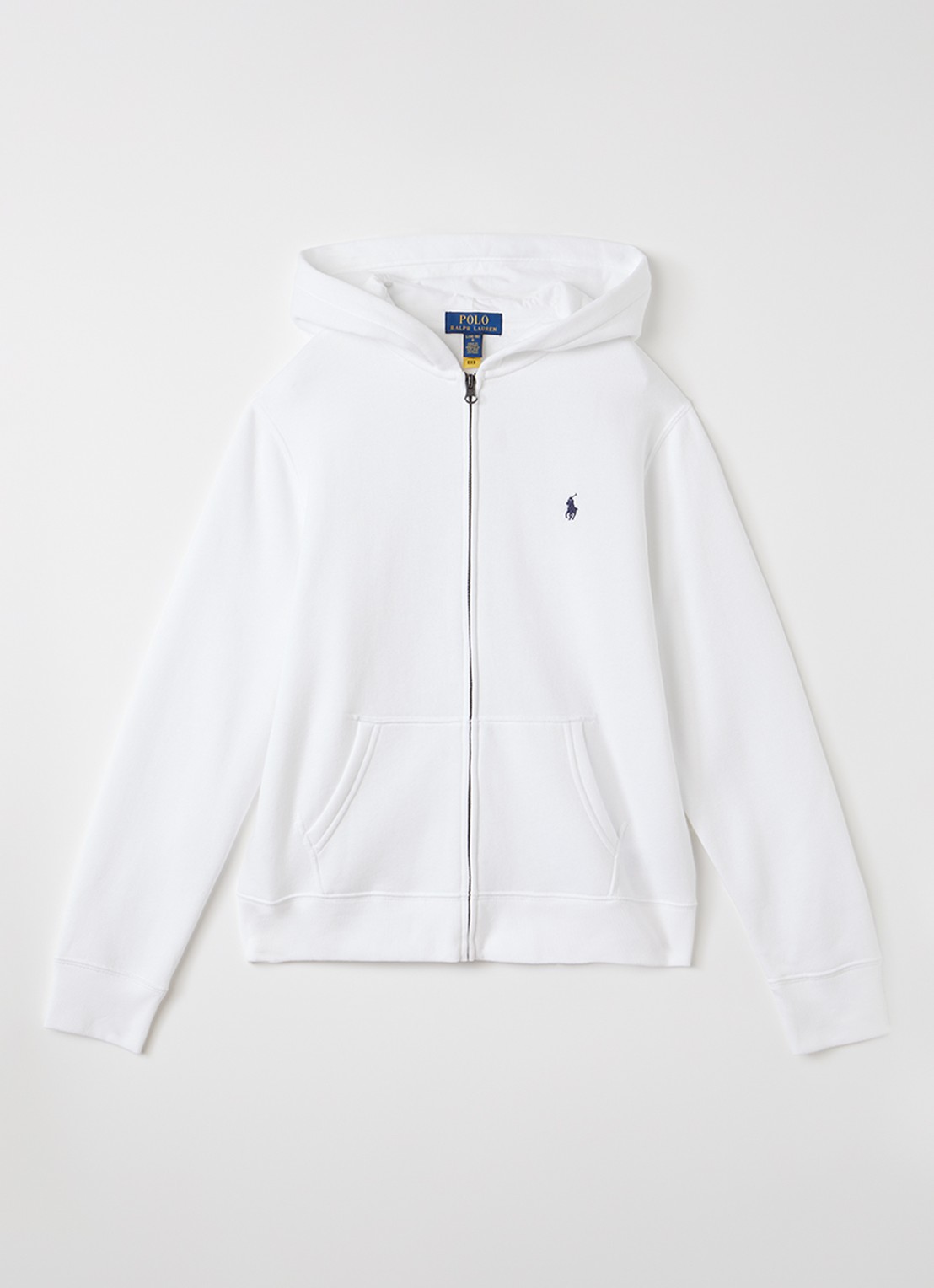 Ralph Lauren Hoodie met logoborduring - voorkant 5 wit