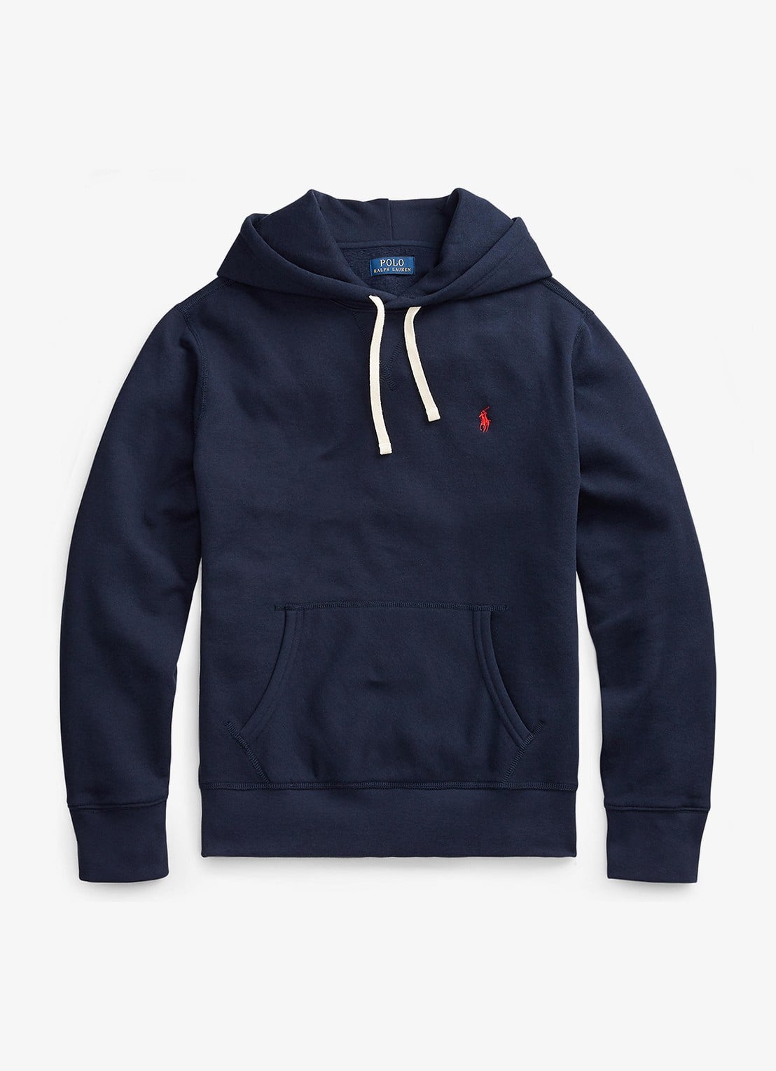 Ralph Lauren Hoodie met logoborduring - voorkant cruise navy / blauw