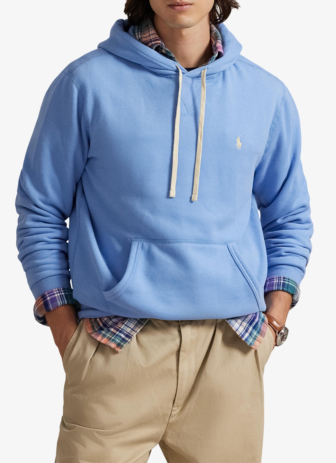 Ralph Lauren Hoodie met logoborduring - detail 2 bristol blue / blauw