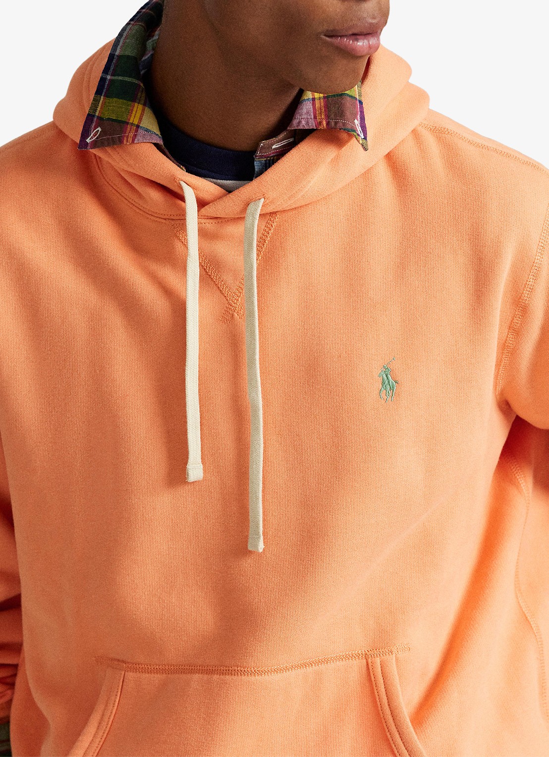 Ralph Lauren Hoodie met logoborduring - detail 3 pompano orange