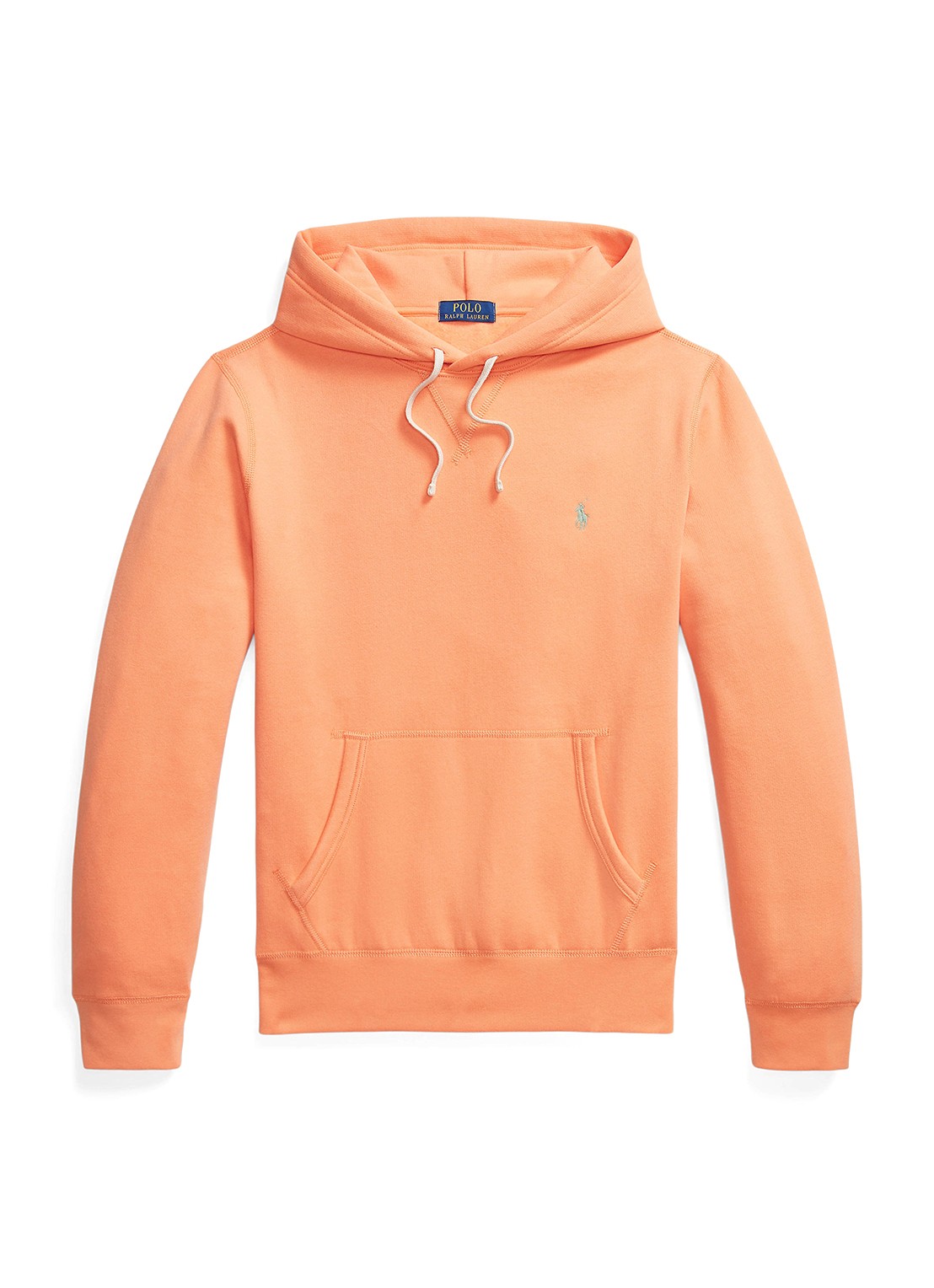 Ralph Lauren Hoodie met logoborduring - voorkant 4 pompano orange