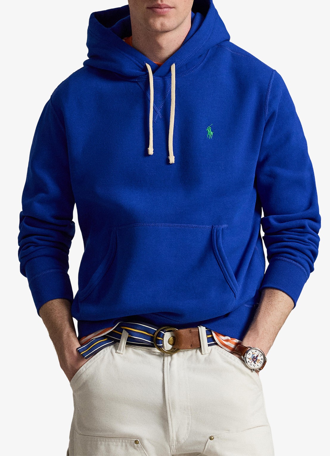 Ralph Lauren Hoodie met logoborduring - detail 2 pacific royal
