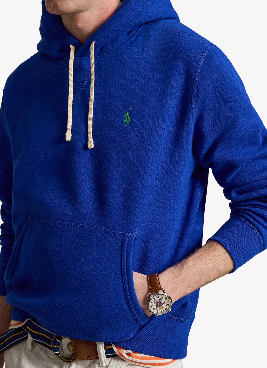 Ralph Lauren Hoodie met logoborduring - detail 3 pacific royal