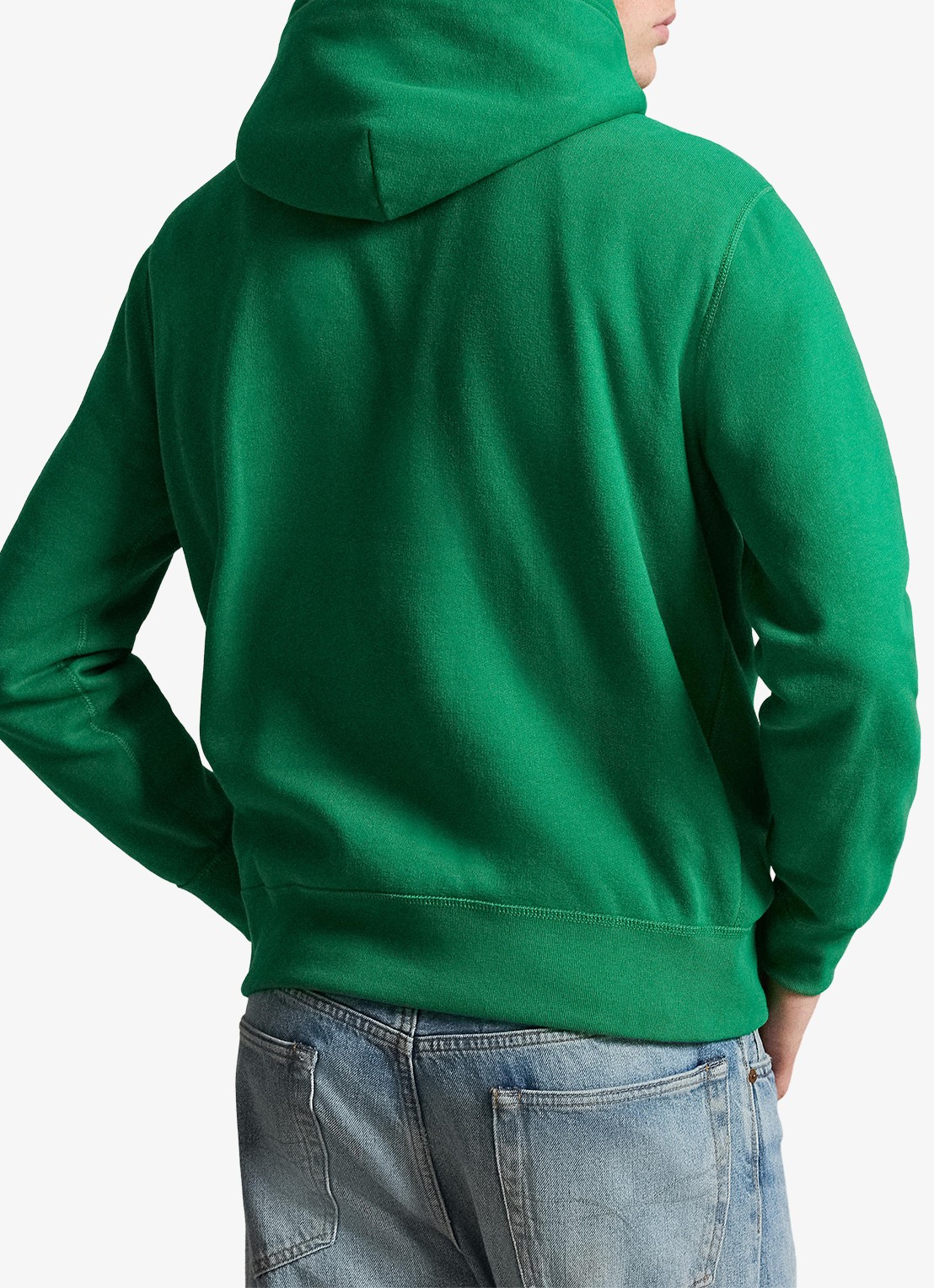 Ralph Lauren Hoodie met logoborduring - achterkant billiard
