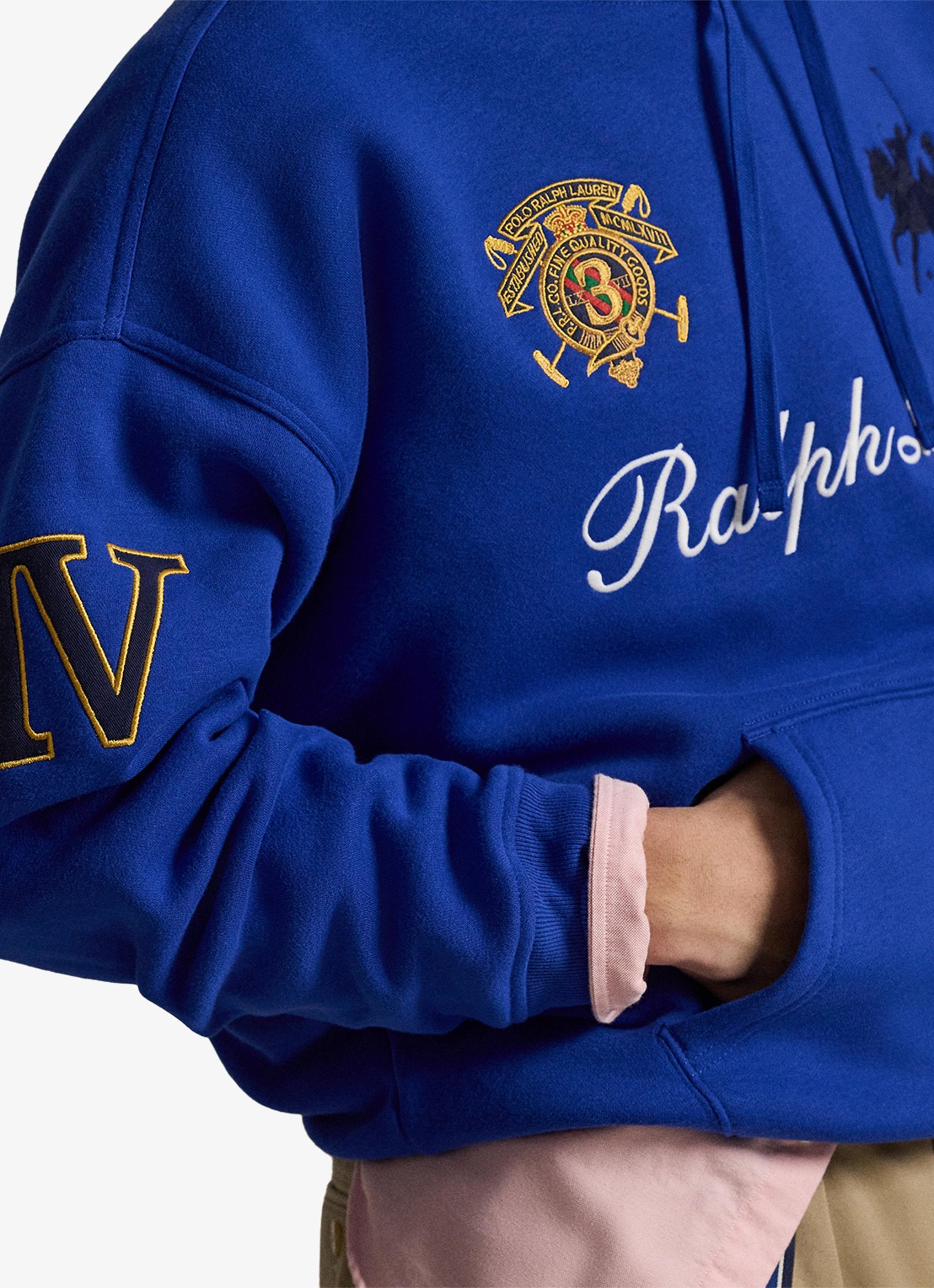 Ralph Lauren Hoodie met logoborduring - detail 5 new sapphire-2zi3