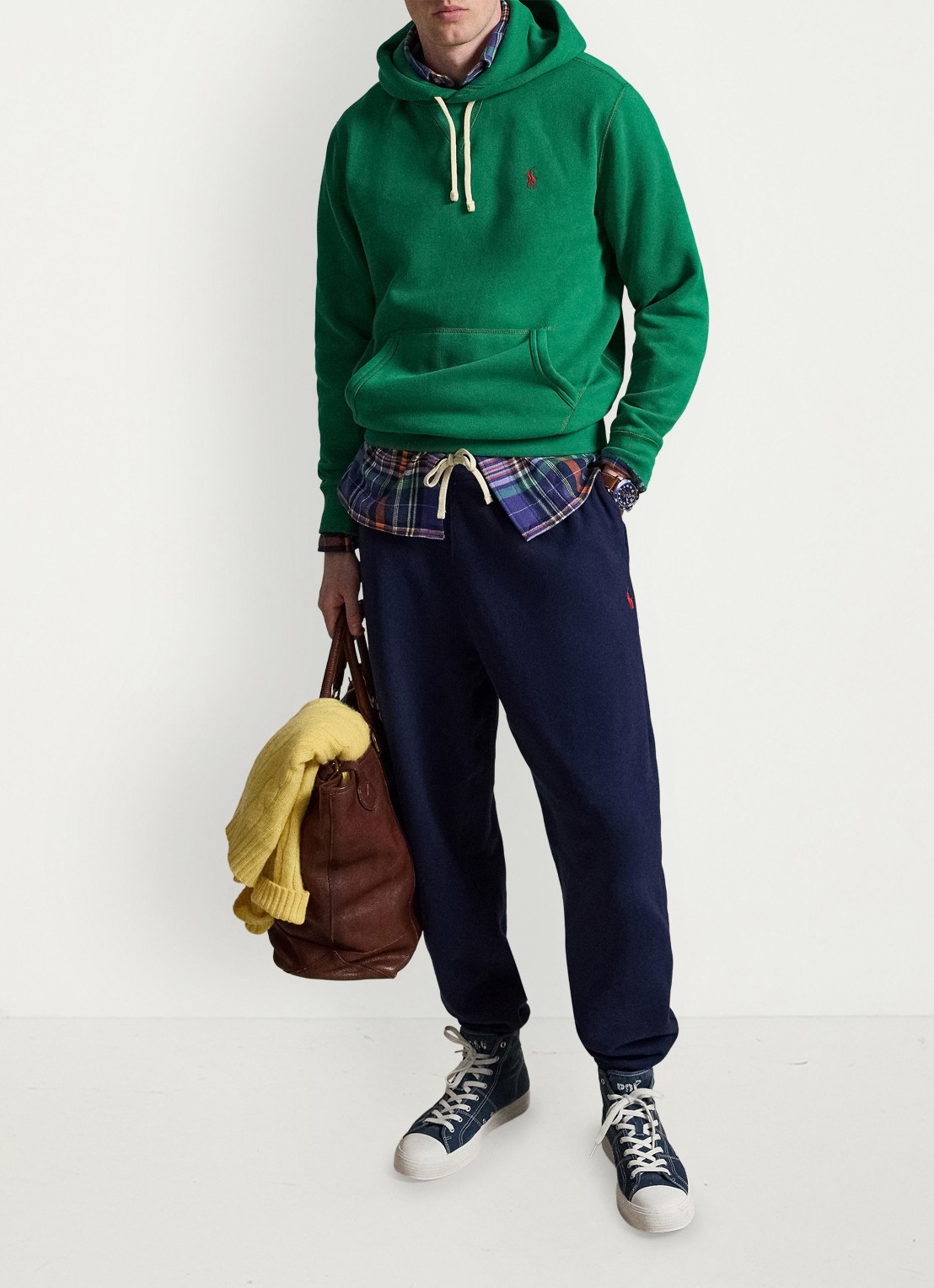 Ralph Lauren Hoodie met logoborduring - detail 3 erin green / groen